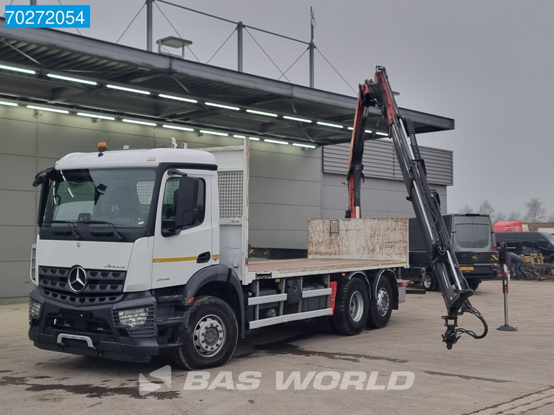 Mercedes-Benz Arocs 2536 6X2 Palfinger PK 16002 Crane Lenkasche Euro 6 - Camion plateau, Camion grue: photos 5 Mercedes-Benz Arocs 2536 6X2 Palfinger PK 16002 Crane Lenkasche Euro 6 - Camion plateau, Camion grue: photos 5