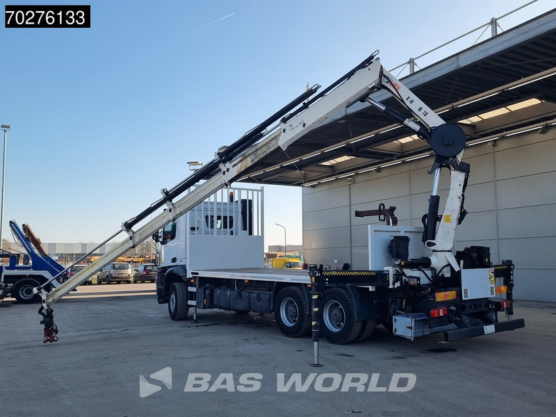 Camion plateau, Camion grue Mercedes-Benz Arocs 2636 6X4 HIAB X-HIDUO 188 ES-S Crane Kran Big axle Euro 6: photos 6