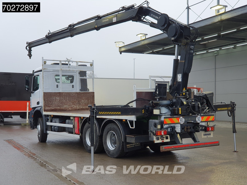 Mercedes-Benz Arocs 2636 6X4 Hiab 144 E-3 Hipro Kran Crane Remote Full Steel Euro 6 - Camion plateau, Camion grue: photos 2 Mercedes-Benz Arocs 2636 6X4 Hiab 144 E-3 Hipro Kran Crane Remote Full Steel Euro 6 - Camion plateau, Camion grue: photos 2