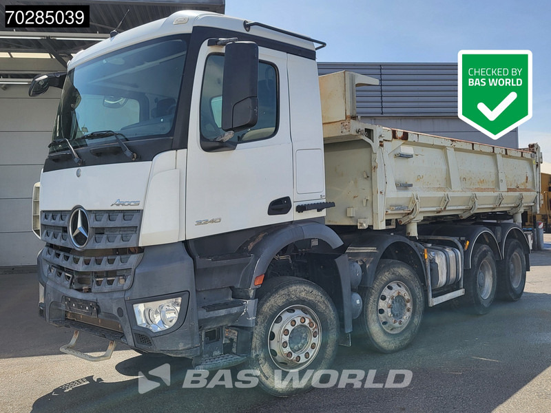 Mercedes-Benz Arocs 3240 8X4 12m3 2-side Tipper SteelSuspension Automatic Big-Axle Euro 6 - Camion benne: photos 1 Mercedes-Benz Arocs 3240 8X4 12m3 2-side Tipper SteelSuspension Automatic Big-Axle Euro 6 - Camion benne: photos 1