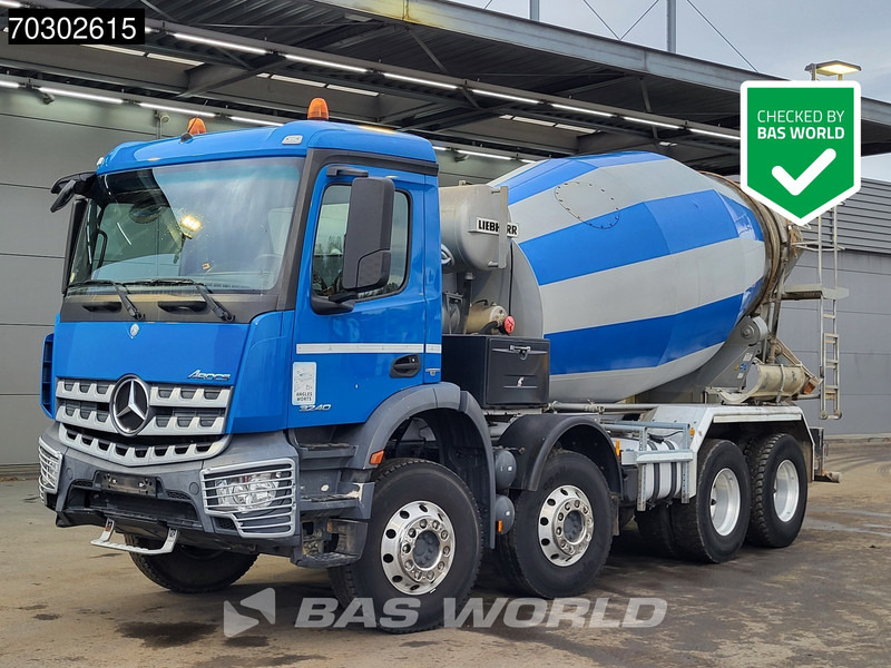 Mercedes-Benz Arocs 3240 8X4 Liebherr 9m3 Mixer Full Spring Euro 6 - Camion malaxeur: photos 1 Mercedes-Benz Arocs 3240 8X4 Liebherr 9m3 Mixer Full Spring Euro 6 - Camion malaxeur: photos 1
