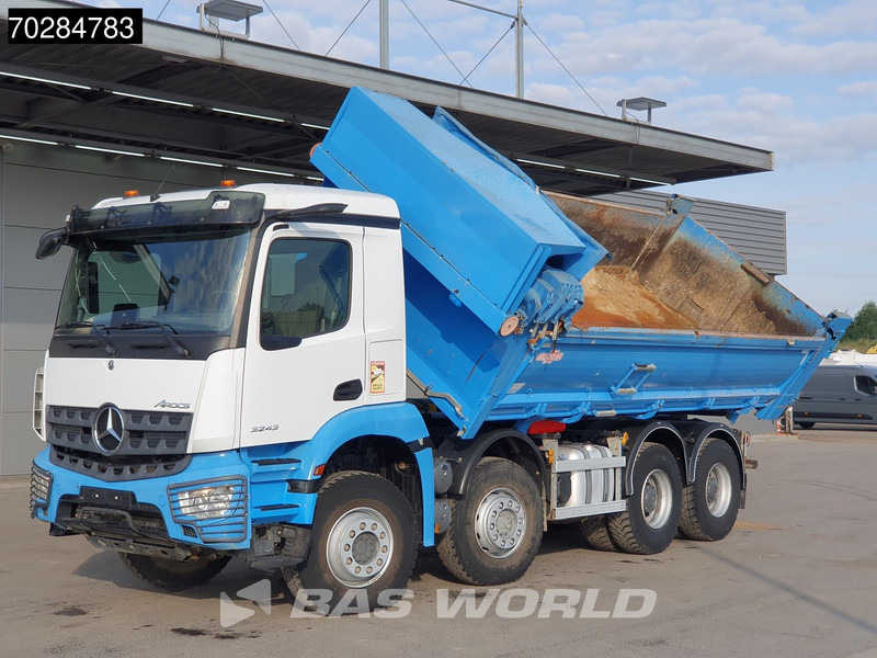 Mercedes-Benz Arocs 3243 8X4 14m3 2-side tipper Big-Axle Steelsuspension Navi Euro 6 - Camion benne: photos 5 Mercedes-Benz Arocs 3243 8X4 14m3 2-side tipper Big-Axle Steelsuspension Navi Euro 6 - Camion benne: photos 5
