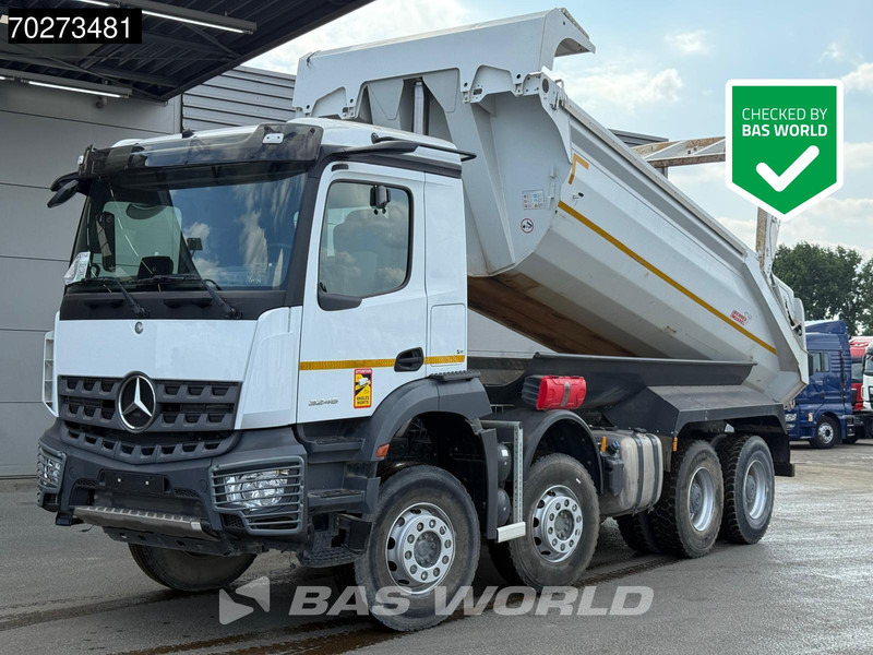 Mercedes-Benz Arocs 3246 8X4 16m3 Bennes Marrel Retarder Big-Axle Steelsuspension Euro 6 - Camion benne: photos 1 Mercedes-Benz Arocs 3246 8X4 16m3 Bennes Marrel Retarder Big-Axle Steelsuspension Euro 6 - Camion benne: photos 1