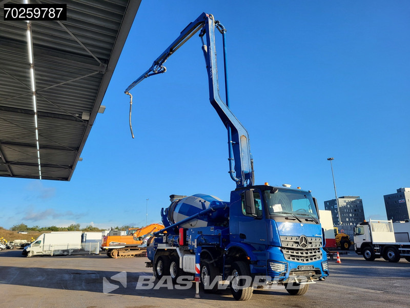 Mercedes-Benz Arocs 3251 8X4 PUMI Putzmeister TMM 24 + Liebherr 7m3 Mixer Retarder Euro 6 - Camion pompe: photos 3 Mercedes-Benz Arocs 3251 8X4 PUMI Putzmeister TMM 24 + Liebherr 7m3 Mixer Retarder Euro 6 - Camion pompe: photos 3