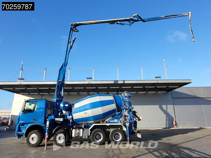 Mercedes-Benz Arocs 3251 8X4 PUMI Putzmeister TMM 24 + Liebherr 7m3 Mixer Retarder Euro 6 - Camion pompe: photos 5 Mercedes-Benz Arocs 3251 8X4 PUMI Putzmeister TMM 24 + Liebherr 7m3 Mixer Retarder Euro 6 - Camion pompe: photos 5