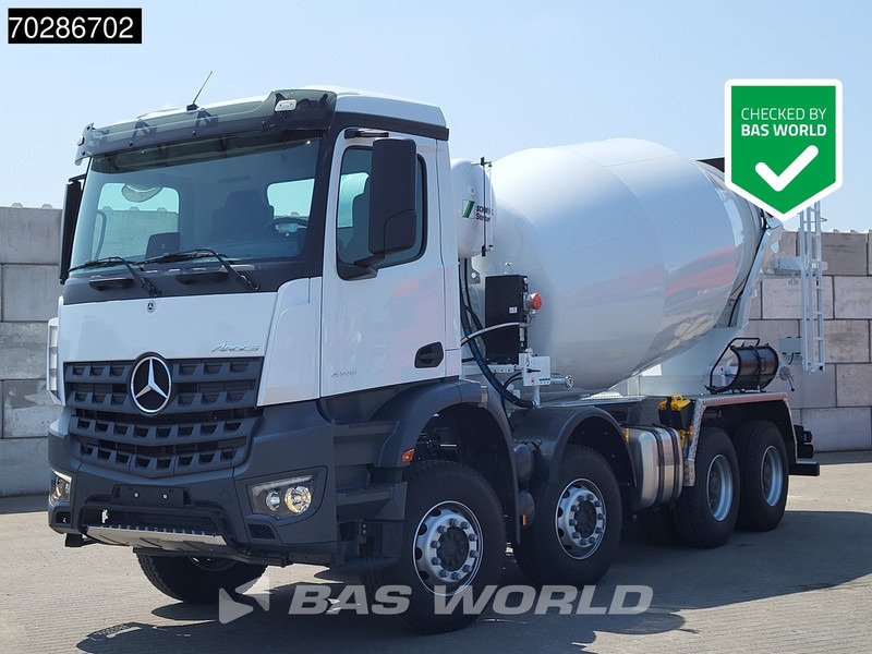 Mercedes-Benz Arocs 4145 8X4 NEW! 10m3 Schwing Stetter Mixer Manual Big-Axle Steel suspension Euro 3 - Camion malaxeur: photos 1 Mercedes-Benz Arocs 4145 8X4 NEW! 10m3 Schwing Stetter Mixer Manual Big-Axle Steel suspension Euro 3 - Camion malaxeur: photos 1