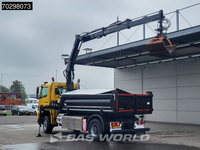 Mercedes-Benz Axor 2124 Axor 4X4 HIAB 122 B-2 HIDUO Crane Tipper Full Steel Big-Axle Euro 5 - Camion benne, Camion grue: photos 2 Mercedes-Benz Axor 2124 Axor 4X4 HIAB 122 B-2 HIDUO Crane Tipper Full Steel Big-Axle Euro 5 - Camion benne, Camion grue: photos 2