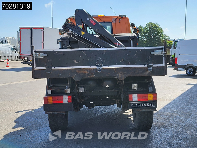Camion plateau, Camion grue Mercedes-Benz U20 4X4 Hiab 022D-3 HIDUO Kran Crane Hydraulic Euro 5: photos 17