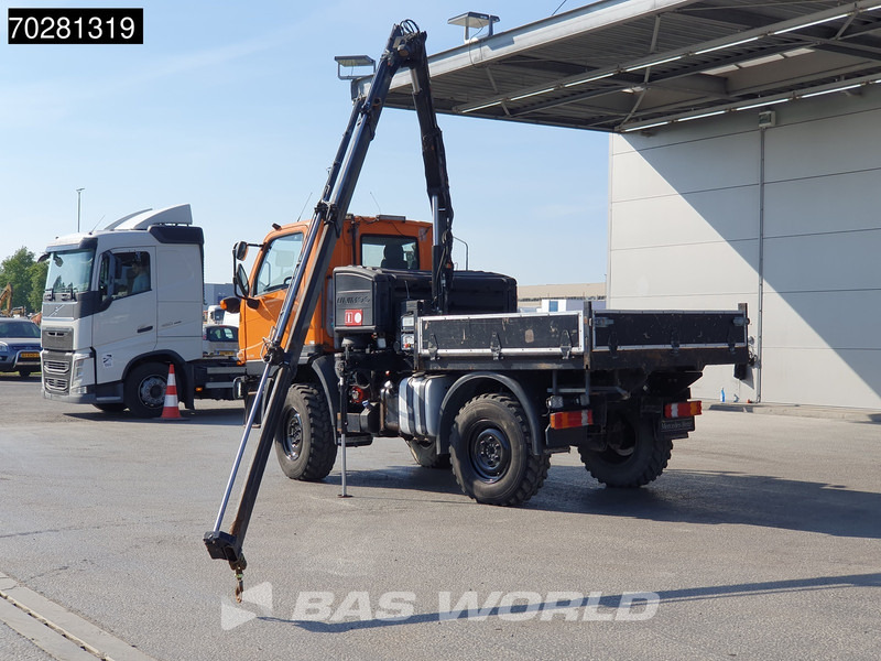 Camion plateau, Camion grue Mercedes-Benz U20 4X4 Hiab 022D-3 HIDUO Kran Crane Hydraulic Euro 5: photos 6
