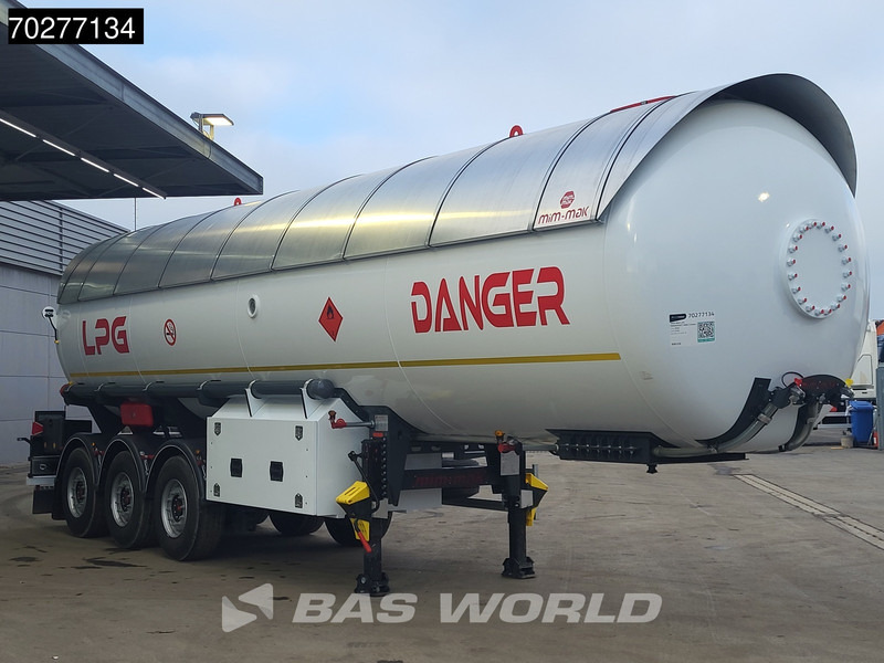 Mim-Mak LPG TRANSPORT TANK 3 axles NEW 48m3 Liftachse Gas ADR - Semi-remorque citerne: photos 3 Mim-Mak LPG TRANSPORT TANK 3 axles NEW 48m3 Liftachse Gas ADR - Semi-remorque citerne: photos 3