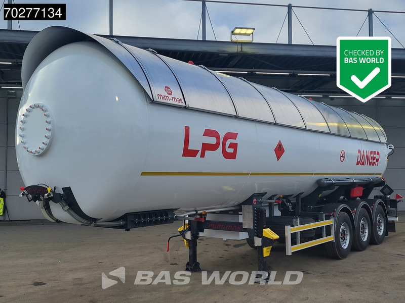 Mim-Mak LPG TRANSPORT TANK 3 axles NEW 48m3 Liftachse Gas ADR - Semi-remorque citerne: photos 1 Mim-Mak LPG TRANSPORT TANK 3 axles NEW 48m3 Liftachse Gas ADR - Semi-remorque citerne: photos 1