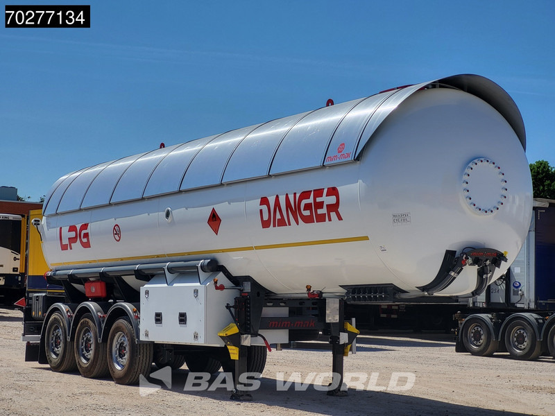 Mim-Mak LPG TRANSPORT TANK 3 axles NEW 48m3 Liftachse Gas ADR - Semi-remorque citerne: photos 3 Mim-Mak LPG TRANSPORT TANK 3 axles NEW 48m3 Liftachse Gas ADR - Semi-remorque citerne: photos 3