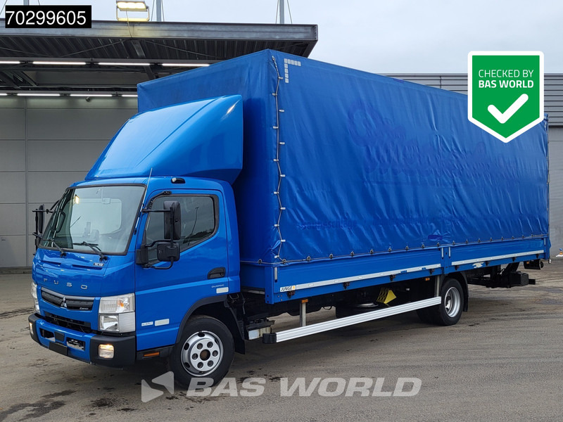 Mitsubishi Canter 7C18 4X2 Curtainsider Automatic 1000kg Ladebordwand Euro 6 - Camion à rideaux coulissants: photos 1 Mitsubishi Canter 7C18 4X2 Curtainsider Automatic 1000kg Ladebordwand Euro 6 - Camion à rideaux coulissants: photos 1