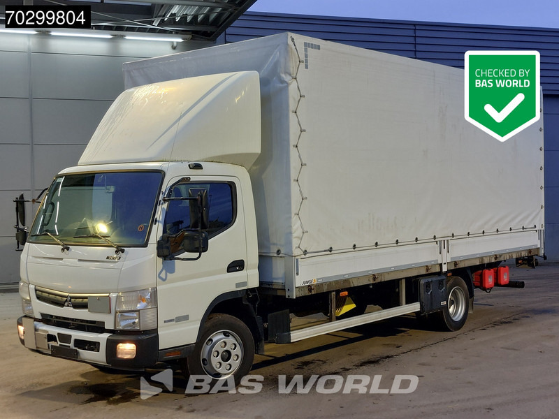 Mitsubishi Fuso 7C 18 4X2 8tonner Curtainsider 1000kg Ladebordwand Automatic Euro 6 - Camion à rideaux coulissants: photos 1 Mitsubishi Fuso 7C 18 4X2 8tonner Curtainsider 1000kg Ladebordwand Automatic Euro 6 - Camion à rideaux coulissants: photos 1