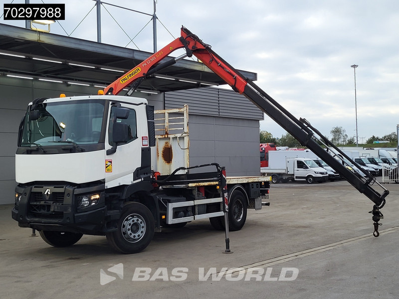 Renault C 380 C 4X2 Palfinger PK 12.501 Crane Big-Axle Steelsuspension Automatic Euro 6 - Camion plateau, Camion grue: photos 5 Renault C 380 C 4X2 Palfinger PK 12.501 Crane Big-Axle Steelsuspension Automatic Euro 6 - Camion plateau, Camion grue: photos 5