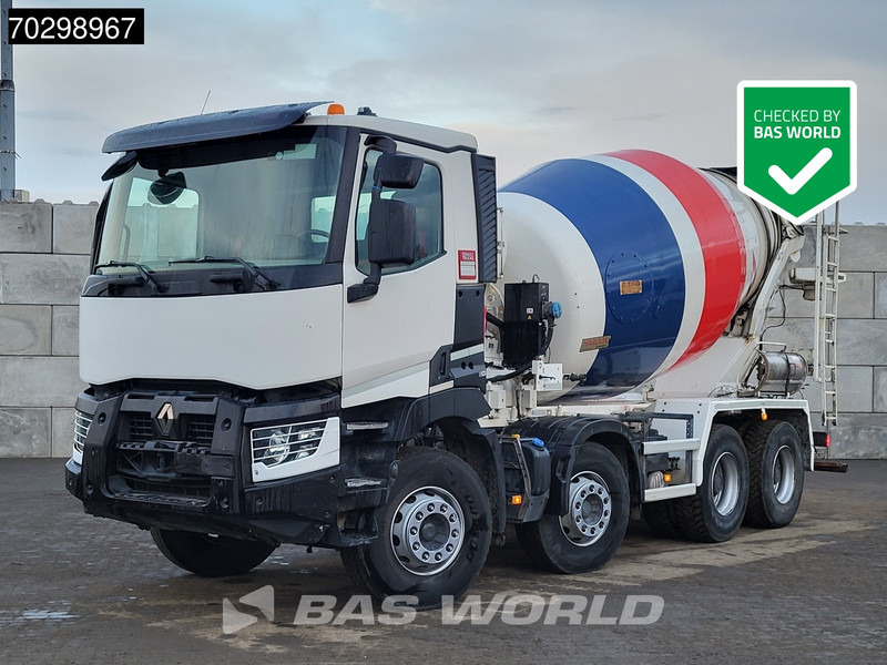 Renault C 380 C 8X4 9m3 Schwing Stetter mixer Steelsuspension Automatic Euro 6 - Camion malaxeur: photos 1 Renault C 380 C 8X4 9m3 Schwing Stetter mixer Steelsuspension Automatic Euro 6 - Camion malaxeur: photos 1