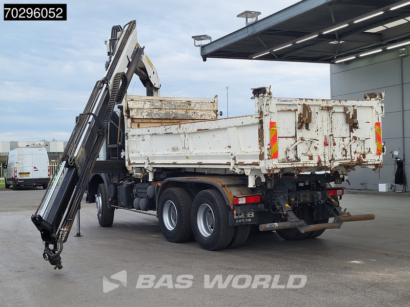 Camion benne, Camion grue Renault Kerax 370 6X4 Palfinger PK15500 Crane Kran 2-side Tipper Retarder Manual Euro 4: photos 7