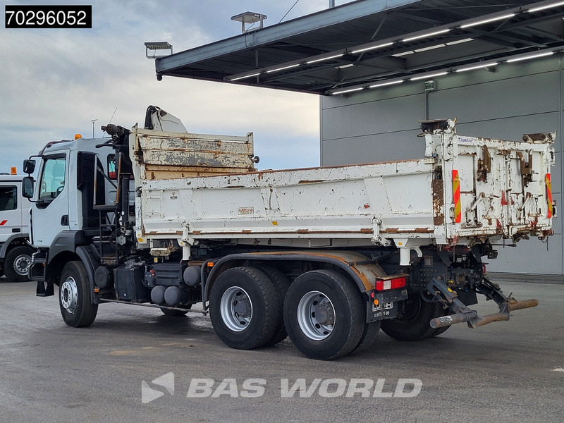 Camion benne, Camion grue Renault Kerax 370 6X4 Palfinger PK15500 Crane Kran 2-side Tipper Retarder Manual Euro 4: photos 19