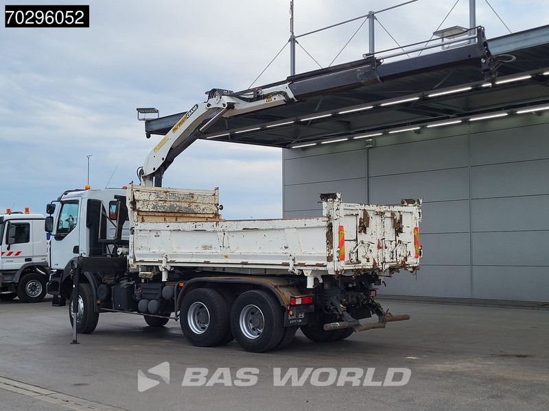 Camion benne, Camion grue Renault Kerax 370 6X4 Palfinger PK15500 Crane Kran 2-side Tipper Retarder Manual Euro 4: photos 5