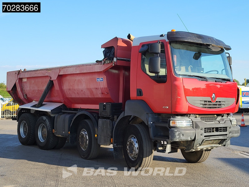 Camion benne Renault Kerax 430 8X4 16m3 Forez Bennes tipper Full Steel Big-Axle Automatic Euro 5: photos 8