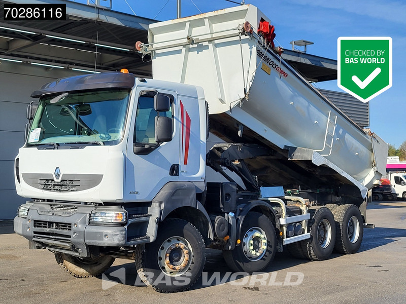 Renault Kerax 430 8X4 16m3 tipper Retarder Big-Axle steel suspension automatic Euro 5 - Camion benne: photos 1 Renault Kerax 430 8X4 16m3 tipper Retarder Big-Axle steel suspension automatic Euro 5 - Camion benne: photos 1