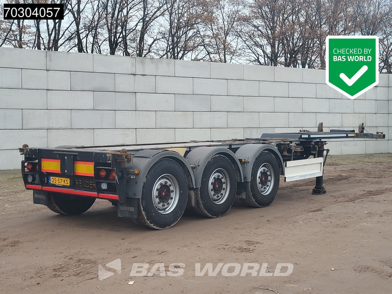 Renders 800 3 axles TUV 10/26 Multi 45'ft Lifting Axle - Semi-remorque porte-conteneur/ Caisse mobile: photos 1 Renders 800 3 axles TUV 10/26 Multi 45'ft Lifting Axle - Semi-remorque porte-conteneur/ Caisse mobile: photos 1