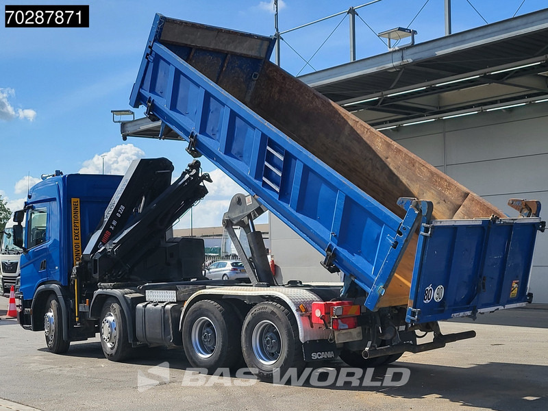 Scania G500 8X4 Hiab X-HIDUO 228 E-3 Crane Retarder Big-Axle Josset Menguy Tipper 14m3 Euro 6 - Camion benne, Camion grue: photos 5 Scania G500 8X4 Hiab X-HIDUO 228 E-3 Crane Retarder Big-Axle Josset Menguy Tipper 14m3 Euro 6 - Camion benne, Camion grue: photos 5