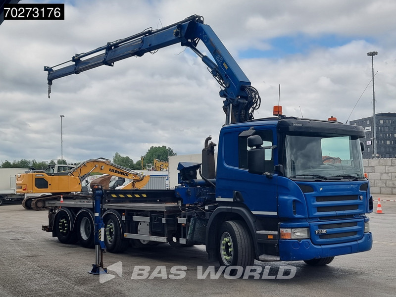 Scania P380 8X2 Hiab 211 EP-3 HIPRO Kran VDL S-20-6200 Lift-Lenkachse Euro 5 - Camion ampliroll, Camion grue: photos 3 Scania P380 8X2 Hiab 211 EP-3 HIPRO Kran VDL S-20-6200 Lift-Lenkachse Euro 5 - Camion ampliroll, Camion grue: photos 3