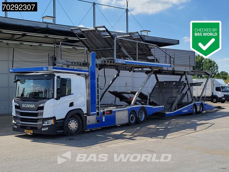 Scania P450 6X2 NL-Truck Car transporter Retarder Standklima Navi ACC LED Euro 6 - Camion porte-voitures: photos 1 Scania P450 6X2 NL-Truck Car transporter Retarder Standklima Navi ACC LED Euro 6 - Camion porte-voitures: photos 1