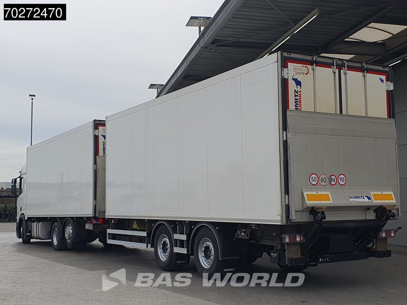 Scania R410 6X2 Carrier Supra 1250 Multi temp Retarder Ladebordwand Liftachse Euro 6 - Camion frigorifique: photos 2 Scania R410 6X2 Carrier Supra 1250 Multi temp Retarder Ladebordwand Liftachse Euro 6 - Camion frigorifique: photos 2