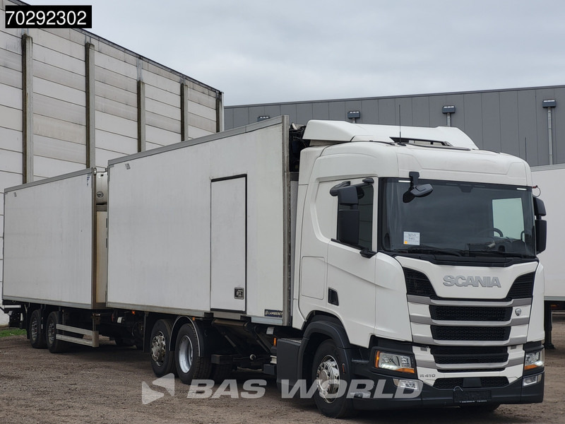 Scania R410 6X2 Refrigerated Combi Lamberet Carrier Retarder Euro 6 - Camion frigorifique: photos 3 Scania R410 6X2 Refrigerated Combi Lamberet Carrier Retarder Euro 6 - Camion frigorifique: photos 3