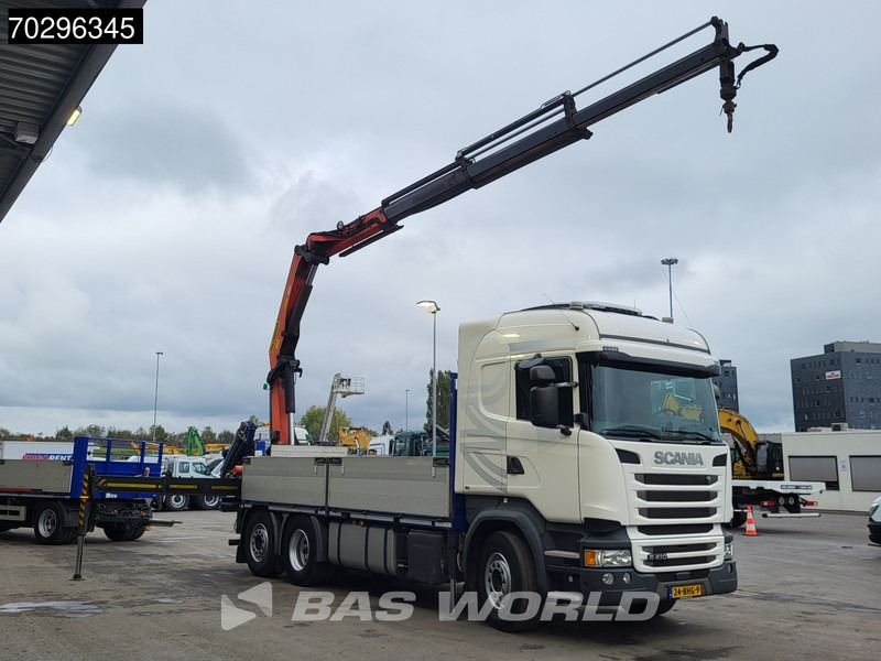 Scania R410 R 6X2 NL-Truck Palfinger PK22002-EH Crane Kran Lift+Steering-Axle Euro 6 - Camion plateau, Camion grue: photos 3 Scania R410 R 6X2 NL-Truck Palfinger PK22002-EH Crane Kran Lift+Steering-Axle Euro 6 - Camion plateau, Camion grue: photos 3