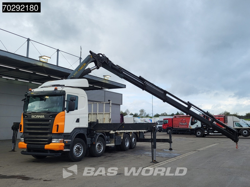 Scania R420 8X2 Palfinger PK74002 Kran Crane Retarder Lift-Steering Axle Euro 4 - Camion plateau, Camion grue: photos 5 Scania R420 8X2 Palfinger PK74002 Kran Crane Retarder Lift-Steering Axle Euro 4 - Camion plateau, Camion grue: photos 5