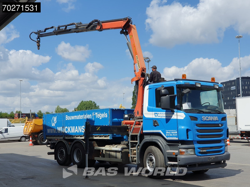 Scania R440 6X2 Palfinger PK16001 Crane Kran Lift+Lenkachse Euro 5 - Camion plateau, Camion grue: photos 3 Scania R440 6X2 Palfinger PK16001 Crane Kran Lift+Lenkachse Euro 5 - Camion plateau, Camion grue: photos 3