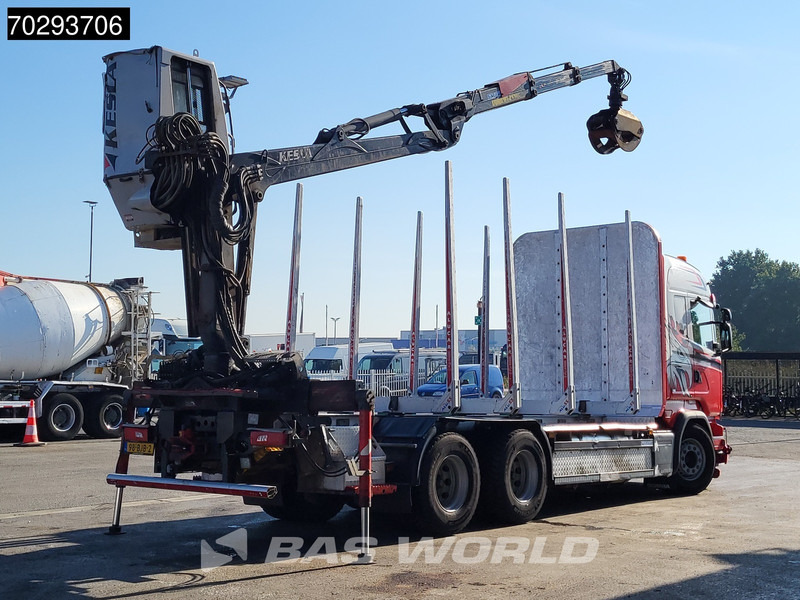 Scania R450 R 6X4 NL-Truck Kesla 2110T Crane Kran Holztransport Manual ACC Xenon Euro 6 - Camion grumier, Camion grue: photos 5 Scania R450 R 6X4 NL-Truck Kesla 2110T Crane Kran Holztransport Manual ACC Xenon Euro 6 - Camion grumier, Camion grue: photos 5