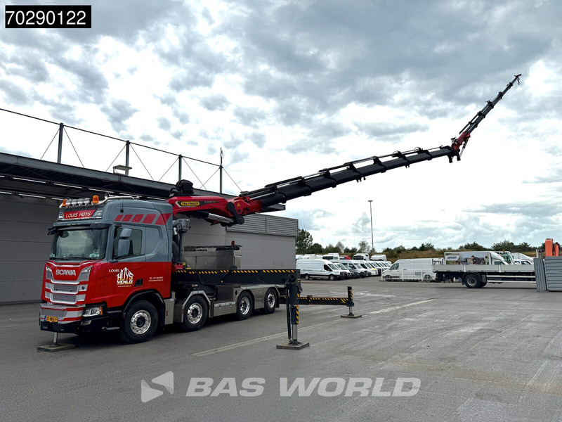 Scania R500 8X2 NL-Truck Palfinger PK165002 TEC 7 Crane Winch Fly-Jib Retarder Lift+steering - Camion plateau, Camion grue: photos 3 Scania R500 8X2 NL-Truck Palfinger PK165002 TEC 7 Crane Winch Fly-Jib Retarder Lift+steering - Camion plateau, Camion grue: photos 3