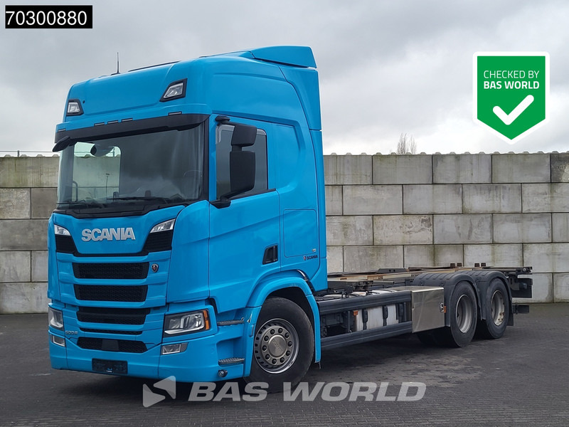 Scania R500 R 6X2 Full Air suspension Retarder Lift Axle Automatic Leather seats Euro 6 - Camion porte-conteneur/ Caisse mobile: photos 1 Scania R500 R 6X2 Full Air suspension Retarder Lift Axle Automatic Leather seats Euro 6 - Camion porte-conteneur/ Caisse mobile: photos 1