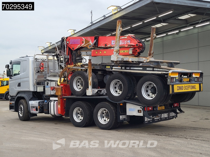 Scania R580 R 6X4 NL-Truck Diebolt D28.81 Kran Crane Holztransport + Dolly Retarder Euro 6 - Camion grumier, Camion grue: photos 2 Scania R580 R 6X4 NL-Truck Diebolt D28.81 Kran Crane Holztransport + Dolly Retarder Euro 6 - Camion grumier, Camion grue: photos 2