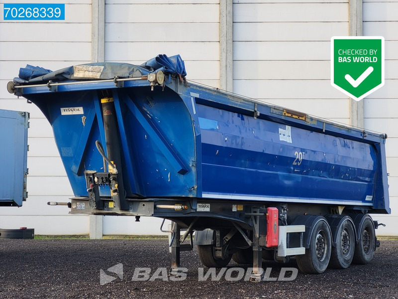 TISVOL A-890150-EAL VR 3 axles 29m3 Liftachse ALU - Semi-remorque benne: photos 1 TISVOL A-890150-EAL VR 3 axles 29m3 Liftachse ALU - Semi-remorque benne: photos 1