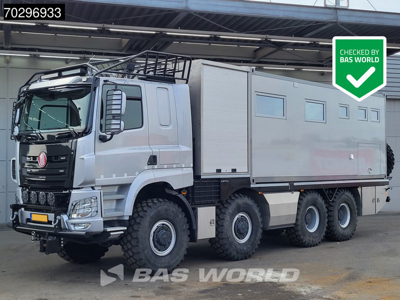 Tatra T158 8X8 NL-Truck 8x8 Off-Grid Camper Hydraulic Winch Generator Retarder Airco Euro 6 - Camping-car intégral: photos 1 Tatra T158 8X8 NL-Truck 8x8 Off-Grid Camper Hydraulic Winch Generator Retarder Airco Euro 6 - Camping-car intégral: photos 1