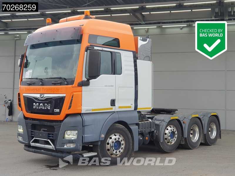 MAN TGX 41.580 8X4 160T Retarder XXL Lift+Lenkachse Standklima ACC Xenon - Tracteur routier: photos 1 MAN TGX 41.580 8X4 160T Retarder XXL Lift+Lenkachse Standklima ACC Xenon - Tracteur routier: photos 1