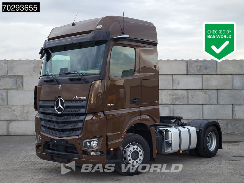 Mercedes-Benz Actros 1848 4X2 BigSpace Retarder 2x Tanks ACC Standklima MirrorCam Euro 6 - Tracteur routier: photos 1 Mercedes-Benz Actros 1848 4X2 BigSpace Retarder 2x Tanks ACC Standklima MirrorCam Euro 6 - Tracteur routier: photos 1