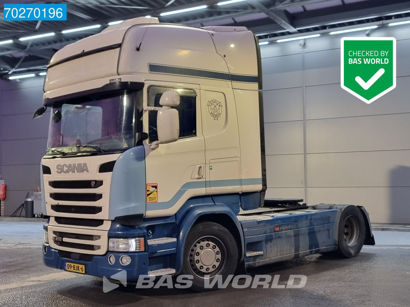 Scania R410 4X2 NL-Truck Retarder Standklima 2x Tanks - Tracteur routier: photos 1 Scania R410 4X2 NL-Truck Retarder Standklima 2x Tanks - Tracteur routier: photos 1