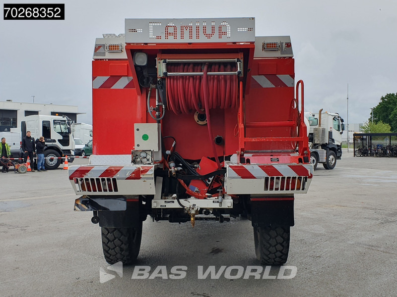 Camion de pompier Unimog U5000 4X4 Camiva FIRE TRUCK SUPERSTRUCTURE NOT WORKING Automatic: photos 6