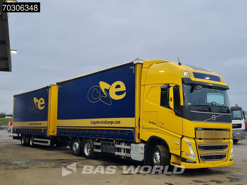 Volvo FH 460 6X2 LNG Engine Curtainside Combi Sliding roof I-Park Cool VEB+ - Camion à rideaux coulissants: photos 3 Volvo FH 460 6X2 LNG Engine Curtainside Combi Sliding roof I-Park Cool VEB+ - Camion à rideaux coulissants: photos 3