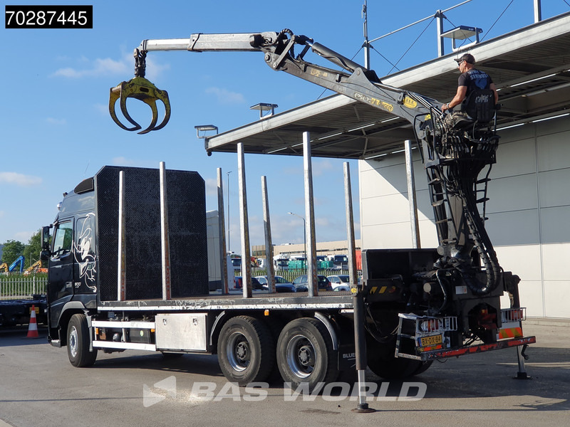 Volvo FH 500 FH 6X4 NL-Truck Palfinger Epsilon Q150L80 wood crane Big-Axle VEB+ Navi Euro 5 - Camion plateau, Camion grue: photos 2 Volvo FH 500 FH 6X4 NL-Truck Palfinger Epsilon Q150L80 wood crane Big-Axle VEB+ Navi Euro 5 - Camion plateau, Camion grue: photos 2