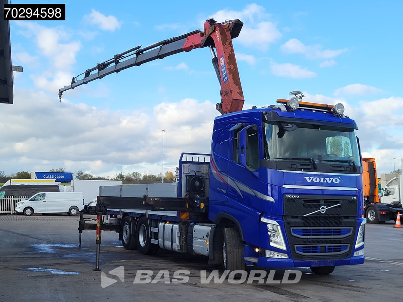 Volvo FH 540 FH 6X2 HMF 3220-K7 Crane Kran Lift-Axle Big-Axle Xenon Automatic Euro 6 - Camion plateau, Camion grue: photos 3 Volvo FH 540 FH 6X2 HMF 3220-K7 Crane Kran Lift-Axle Big-Axle Xenon Automatic Euro 6 - Camion plateau, Camion grue: photos 3