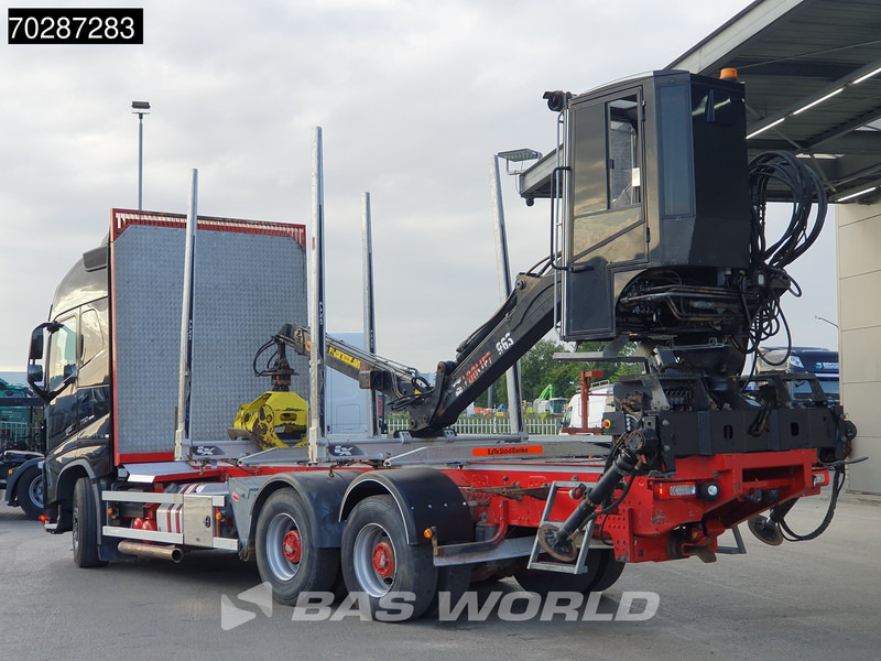 Camion grumier, Camion grue Volvo FH16 750 FH16 6X4 HIAB E96S 79 wood crane Retarder Dynamic-Steering Big-Axle Euro 6: photos 14