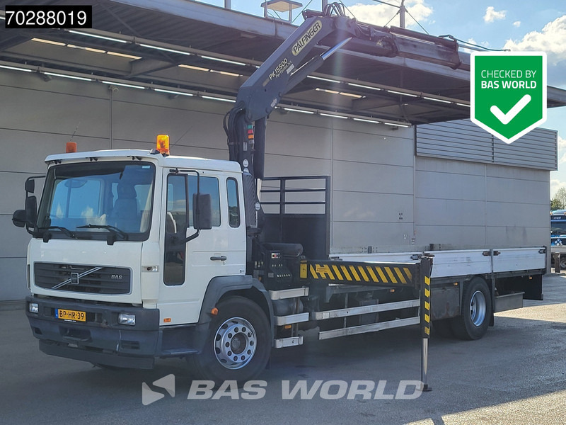 Volvo FL 220 FL 4X2 NL-Truck Palfinger PK 15500 Crane Manual Euro 3 - Camion plateau, Camion grue: photos 1 Volvo FL 220 FL 4X2 NL-Truck Palfinger PK 15500 Crane Manual Euro 3 - Camion plateau, Camion grue: photos 1