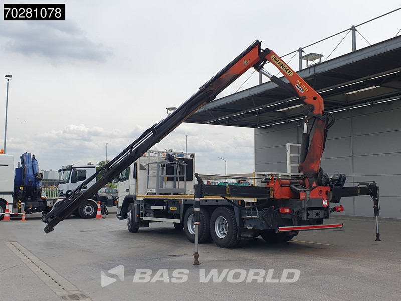 Camion plateau, Camion grue Volvo FM 340 6X4 Palfinger PK17000 Manual Full Steel Kraan Crane: photos 6
